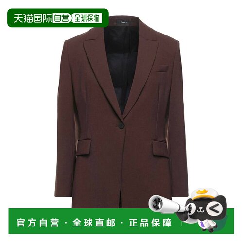 香港直邮THEORY 希尔瑞 女士 西装外套 brown棕色 舒适时尚