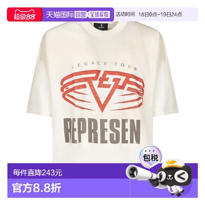 1h可退 香港直邮Represent 男士 and Polos T恤上衣 MLM10017630