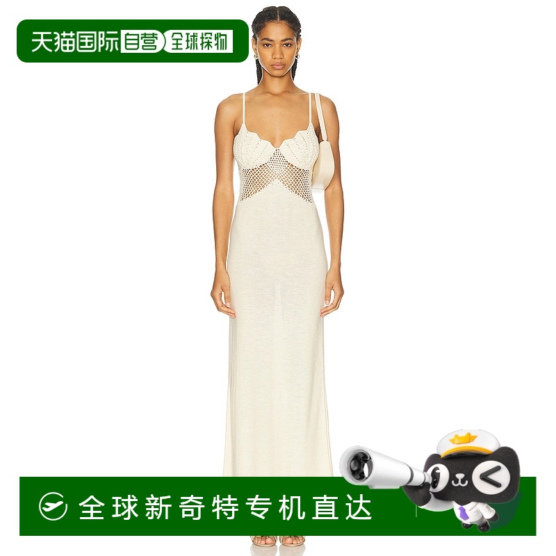 1h可退 香港直邮Staud 女士 Tara 连衣裙 R24P2235CY beige米色