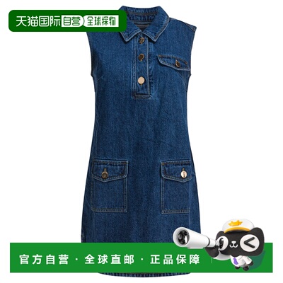 1h可退 香港直邮Self-Portrait 女士 牛仔无袖迷你连衣裙 PF25803