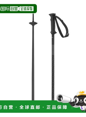 自营欧洲直邮Salomon萨洛蒙 POLAR男女通用黑色铝合金滑雪杖新款