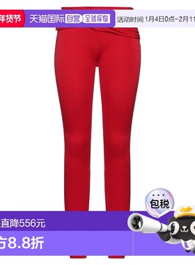 1h可退 香港直邮Blumarine 蓝色情人 女士 休闲长裤 red红色 舒适