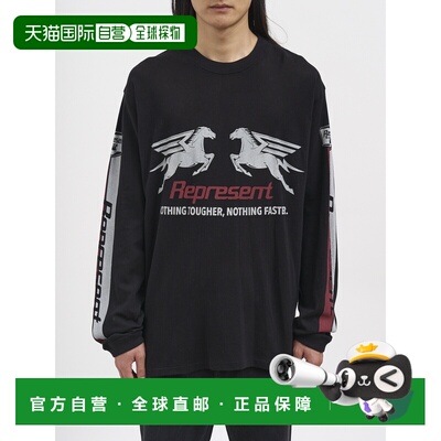 香港直邮Represent 男士 PEGASUS 网纱T恤 NMLM10078101BLACK男装