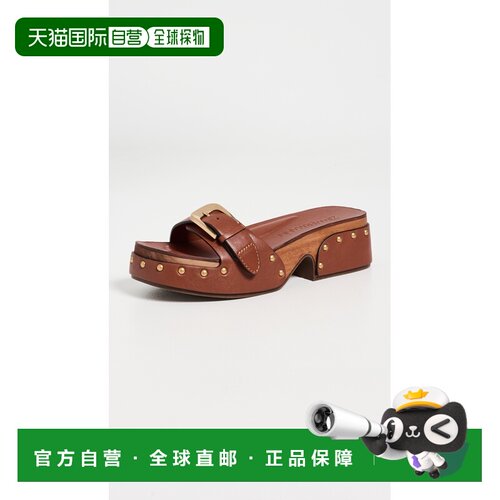 1h可退 美国直邮ZIMMERMANN 女士 Alight 凉拖 brown棕色 舒适时
