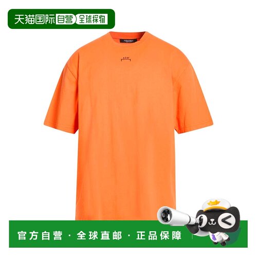 1h可退 香港直邮a cold wall 男士 基础款T恤 orange橙色 舒适时
