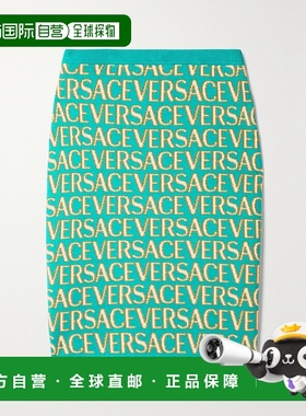 香港直邮Versace 范思哲 女士 ALLOVER针织半身裙 10112201A07960