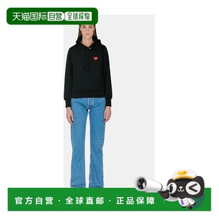 Play Black Red 香港直邮Comme Patch Garcons Heart Hoodi Des