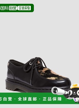 自营欧洲直邮DrMartens马丁大夫 Bex Zeffir男士黑色Hair-On皮革