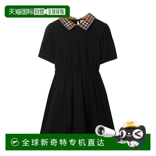 格纹领Polo衫 女童 Juniors 连 式 香港直邮Burberry 1h可退 巴宝莉