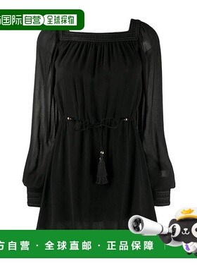 香港直邮Saint Laurent 抽绳连衣裙 608598Y103W