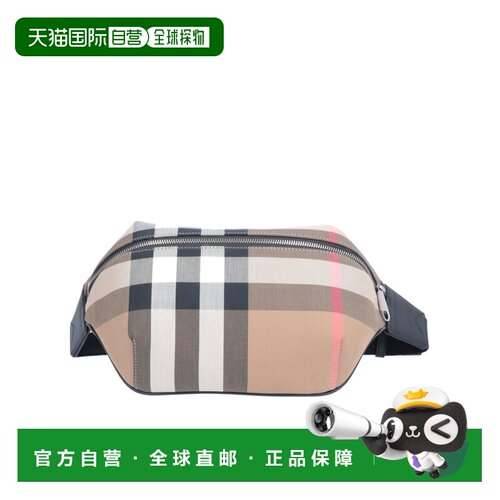 香港直邮25FW SONNY格纹图案腰包 Men单肩包 【付后1h可退】