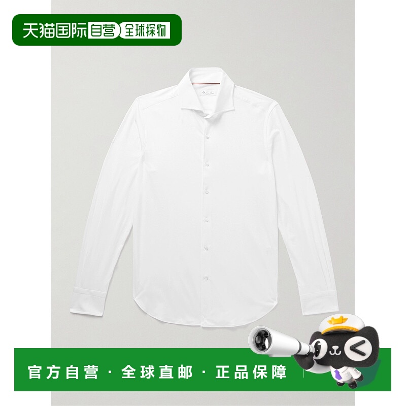1h可退 Loro Piana 诺悠翩雅 男士 翻领衬衫 FAL6123长袖