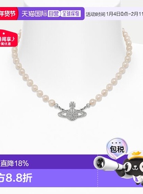 欧洲直邮VIVIENNE WESTWOOD西太后mini珍珠土星吊坠项链