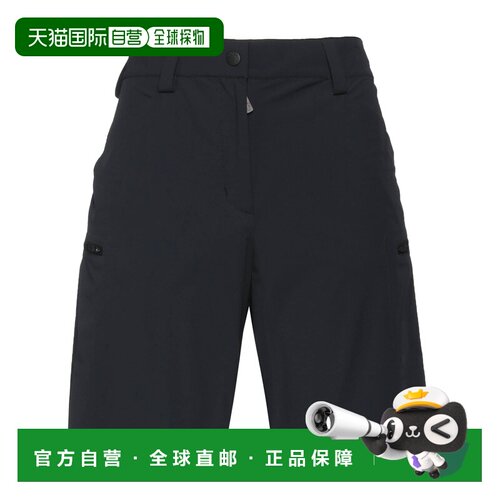 1h可退 香港直邮moncler 盟可睐 女士 短裤 black黑色 舒适时尚