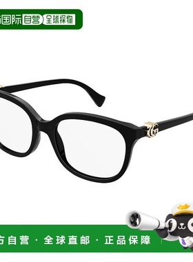 香港直邮Gucci 古驰 女士 方形平光镜 GG1075O black黑色 舒适时