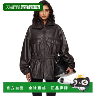 女士 酒红色 Carnaby 香港直邮The Neck Shop Funnel 皮 Frankie