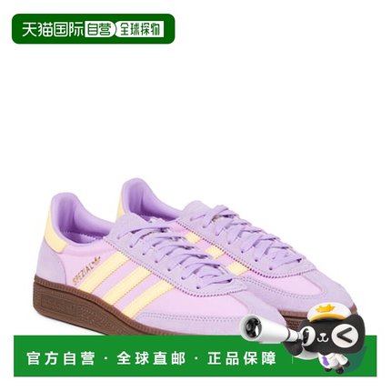 1h可退 香港直邮Adidas 女童 Handball Spezial 绒面革运动鞋童鞋