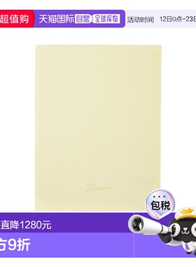 香港直邮Jacquemus 长款刺绣围巾 ACU00792AK00290羊绒羊毛