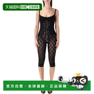 Attico 连身裤 女士 黑色蕾丝工装 WCO00020MI ATTICO 香港直邮The