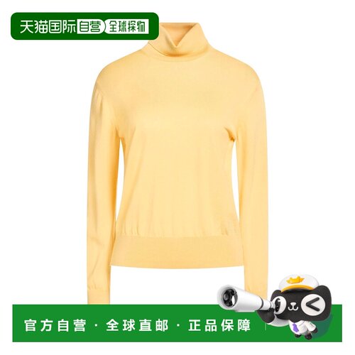 香港直邮Herno 女士 高领上衣 yellow黄色 舒适时尚支付后1h可退