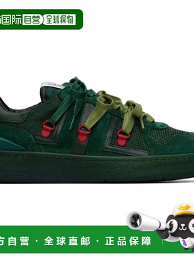 1h可退 香港直邮Lanvin 朗雯 男士 绿色 Clay 运动鞋 FUSKDK01LAC