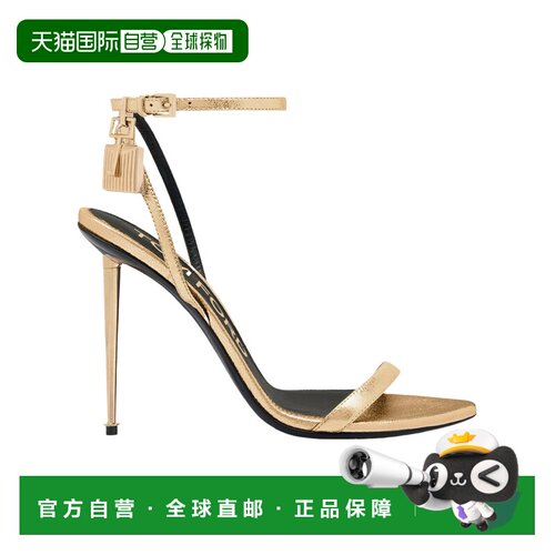 1h可退 香港直邮Tom Ford 徽标搭扣高跟凉鞋 W2272LSP014P