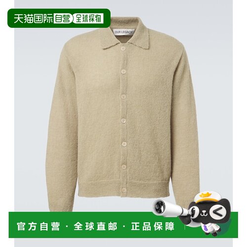 香港直邮Our Legacy 男士 晚装羊毛羊绒混纺针织开衫