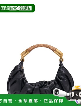 香港直邮Balmain 巴尔曼 女士 中 Ebene 褶飾單肩包 FN0BT028LPRG