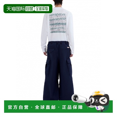 自营欧洲直邮MARNI/玛尼 有机鼹鼠皮工装裤运动休闲流行穿搭外穿