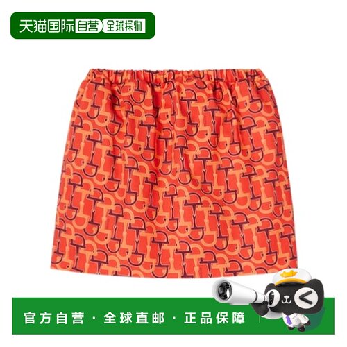 1h可退 香港直邮Gucci 印花半身裙 832799ZAS9Na字裙