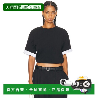 1h可退 香港直邮Simkhai 女士 Sutton 府绸拼块上衣 4252223J女装