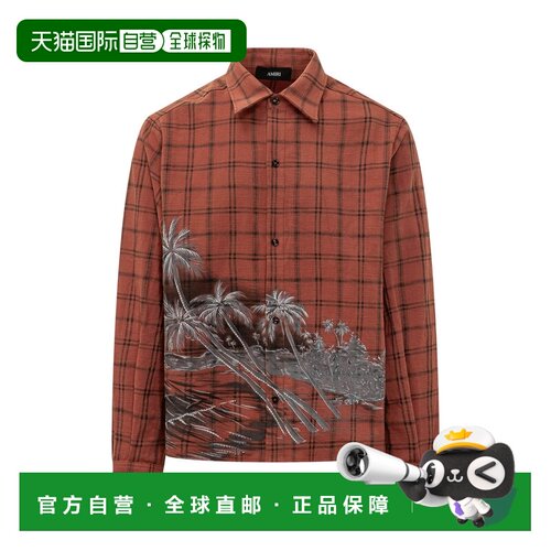 1h可退 香港直邮AMIRI 男士 衬衫 AMTOSH1197 red红色 舒适时尚