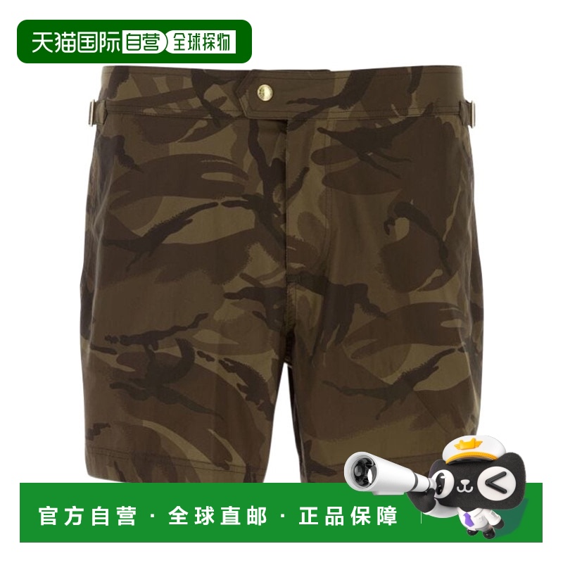 香港直邮Tom Ford 印花泳裤 BSS001FMN050S25