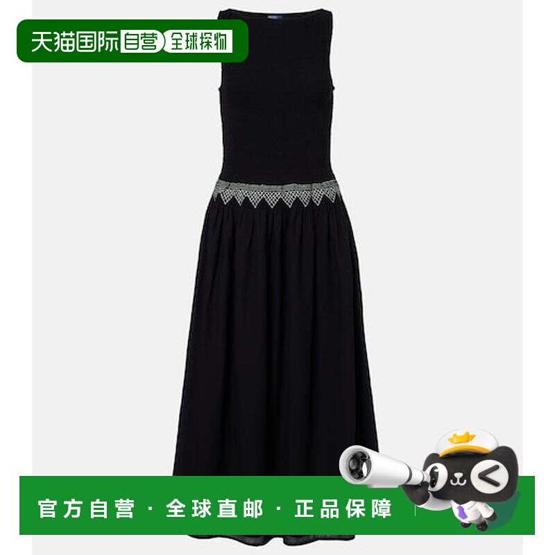 香港直邮Polo Ralph Lauren Polo 拉夫 劳伦 女士 刺绣棉质薄纱中