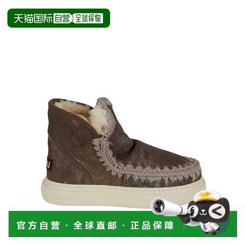 香港直邮MOU 女士户外登山鞋 MUFW411000CVIND AW2025 深棕色 Esk