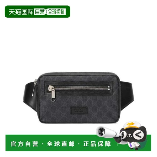 香港直邮GUCCI 男士斜挎包  474293K9RRN1095 SS2023黑色单肩包