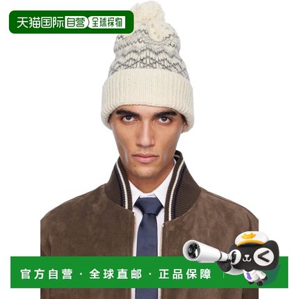 1h可退 香港直邮Thom Browne 汤姆 布朗 男士 灰白色 Fair Isle J