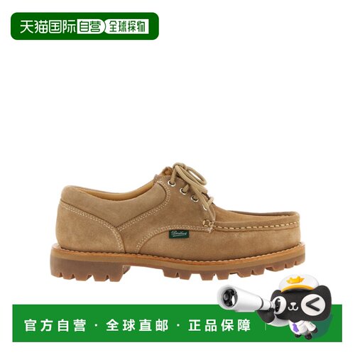 香港直邮PARABOOT 男士商务休闲鞋 234438 SS2026 棕色 圆头休闲
