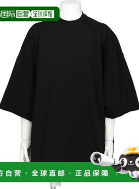 1h可退 香港直邮RICK OWENS 男士T恤 RU01F2283BA09 SS2026 黑色