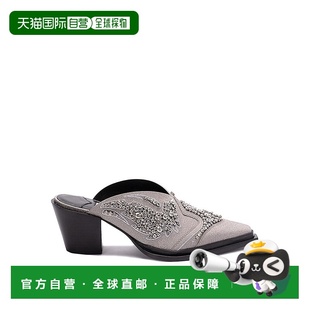 欧洲直邮JIMMY CHOO 女士高跟鞋CECEMULEII60MBFSILVER女鞋单鞋