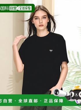 自营欧洲直邮Carhartt Wip 女士黑色棉短袖T恤女款针织