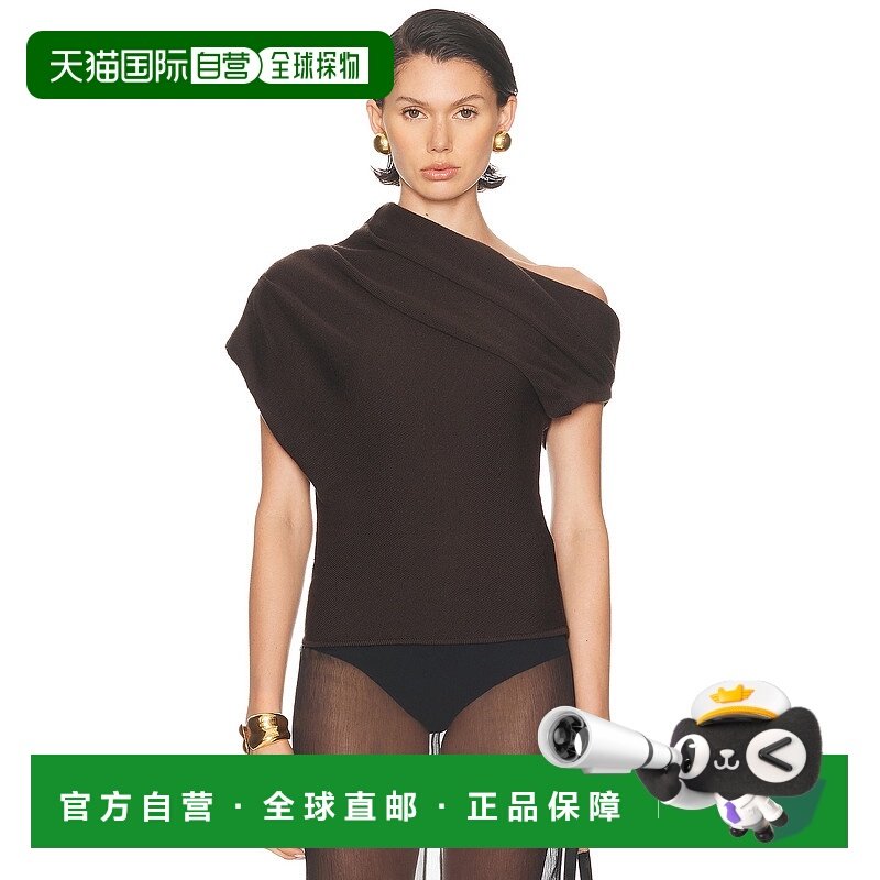 香港直邮Staud 女士 Mabel 毛衣 R25F3134MW brown棕色 舒适时尚,女装/女士精品,毛针织衫,淘宝优惠券,粉丝福利购,淘宝优惠卷