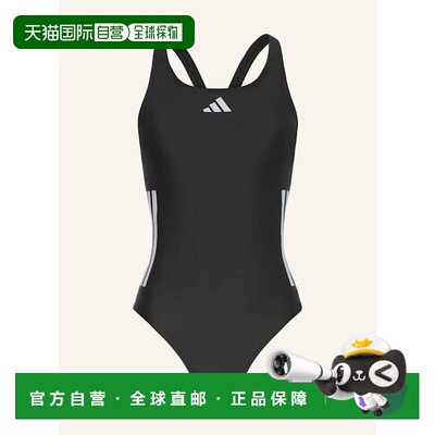 香港直邮ADIDAS 女士泳装 100165642213000 CO 黑色 Swimsuit 3-S