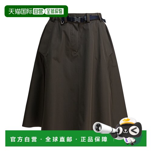 欧洲直邮prada/普拉达 女士 半身裙长裙a字裙伞裙