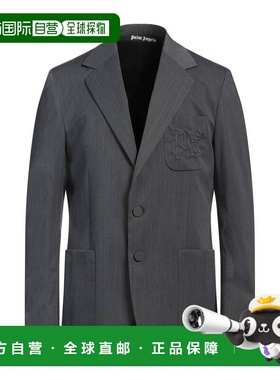 香港直邮Palm Angels 棕榈天使 男士 西装外套 grey灰色 舒适时尚
