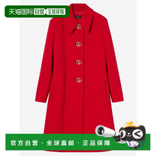 1h可退 香港直邮GUCCI 女士外套 860471ZHW106544 SS2026 红色
