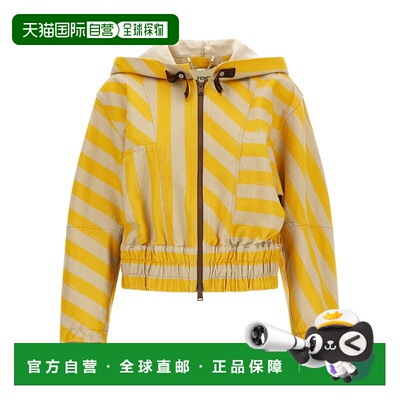 1h可退 香港直邮FENDI 女士外套 FLF858AOHUF1W0T SS2026 黄色 Pe