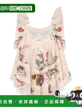 香港直邮Zimmermann PATIENCE 吊带背心 5582TRS264蕾丝胸衣