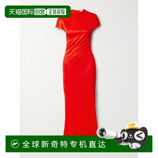 54124084 中長(zhǎng)連衣裙 女士 舒適時(shí)尚 修身 red紅色 香港直郵KHAITE