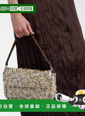 1h可退 香港直邮Staud 女士 Timmy button-embellished 肩包